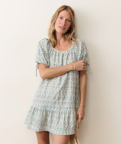Mini dress on a hanger in store