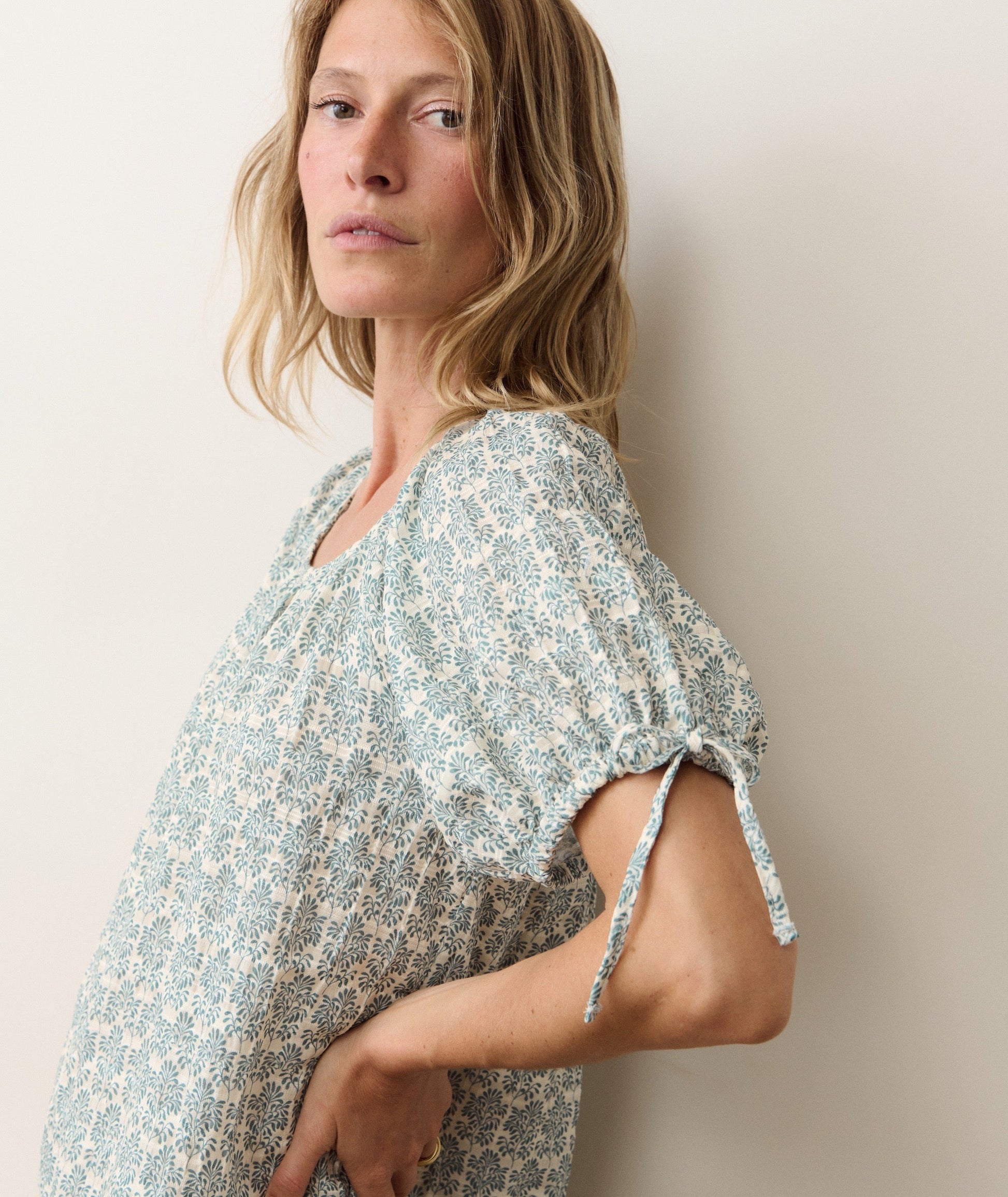 Mini dress on a hanger in store